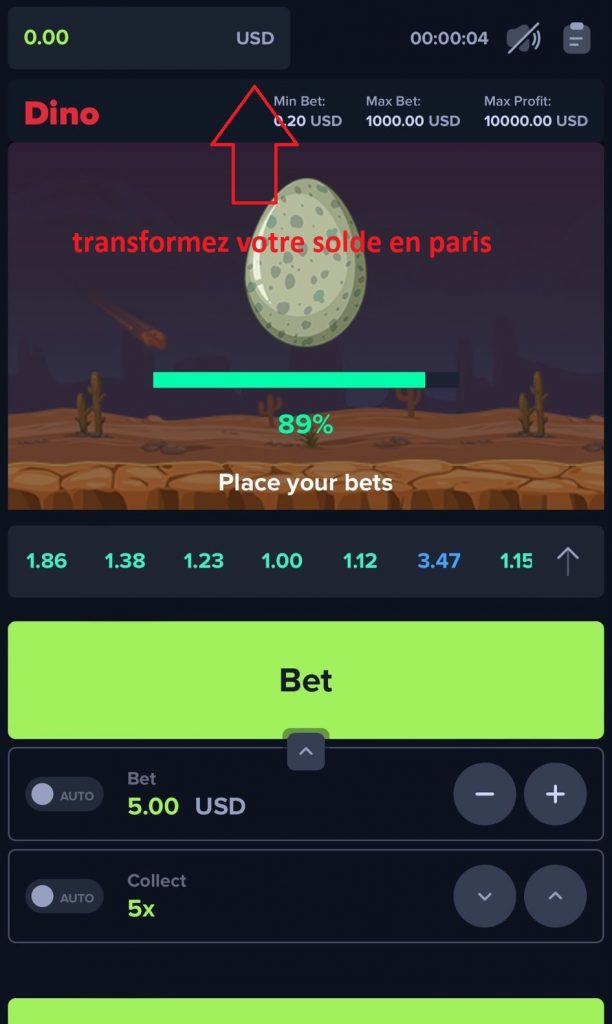 activation du bonus mystake