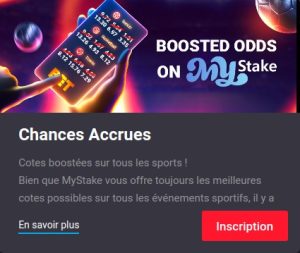 Mystake Sportsbook Probabilidades aumentadas