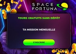 obtenez des free spins sans dépôt pour la promo de space fortuna casino